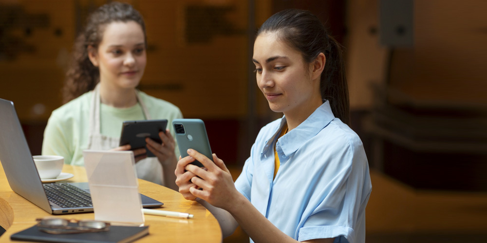 Nurses use smartphones for healthcare coordination and patient care