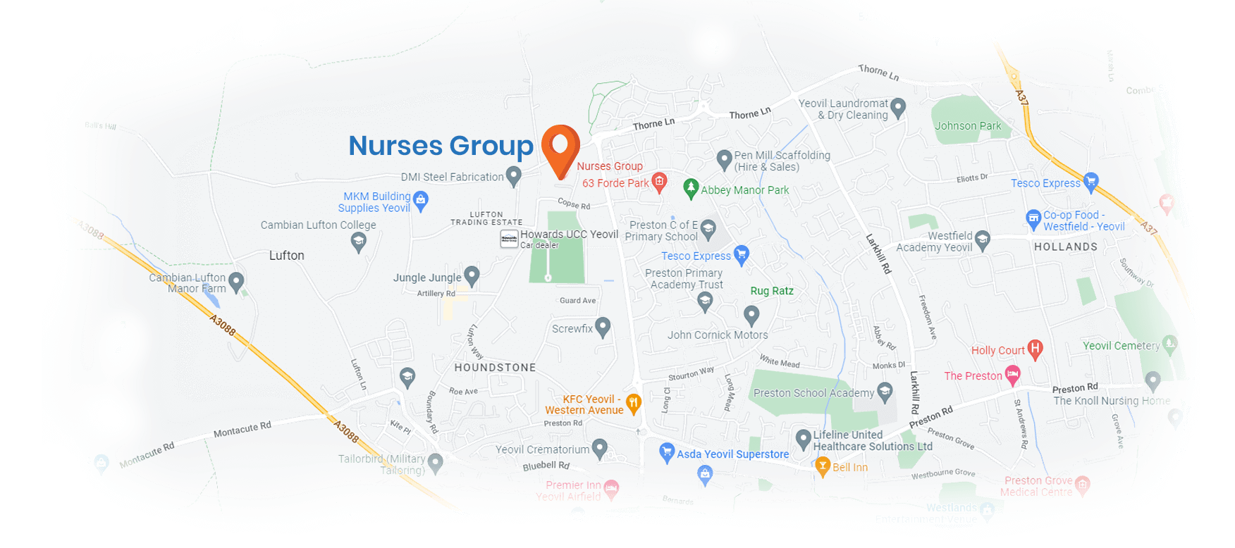 Nurses Group has branches in Yeovil and UK
